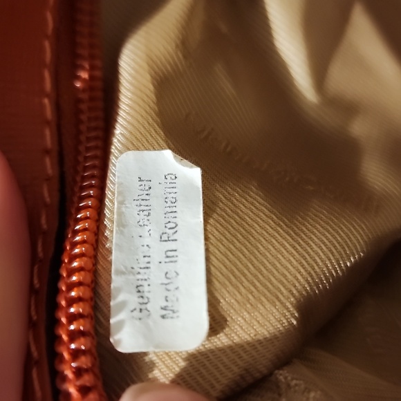 Gianni Conti shoulder bag, cognac, earth, rust colour - Picture 16 of 16